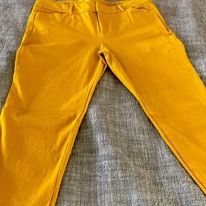 Color is mustard or gold, not yellow!!